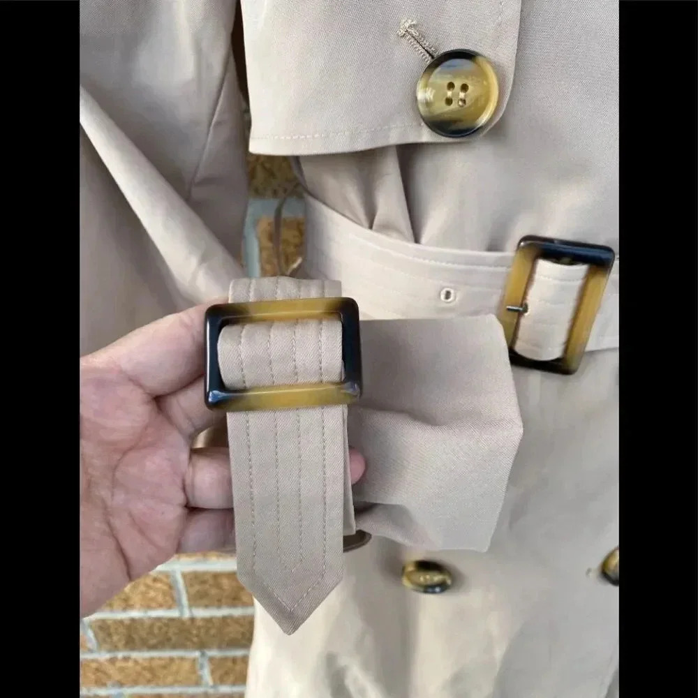 Orolay Women's Long Double Breasted Trench Coat - Picture 6 of 16